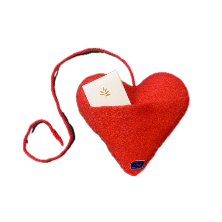 Embroidered Message Hearts (6pk)