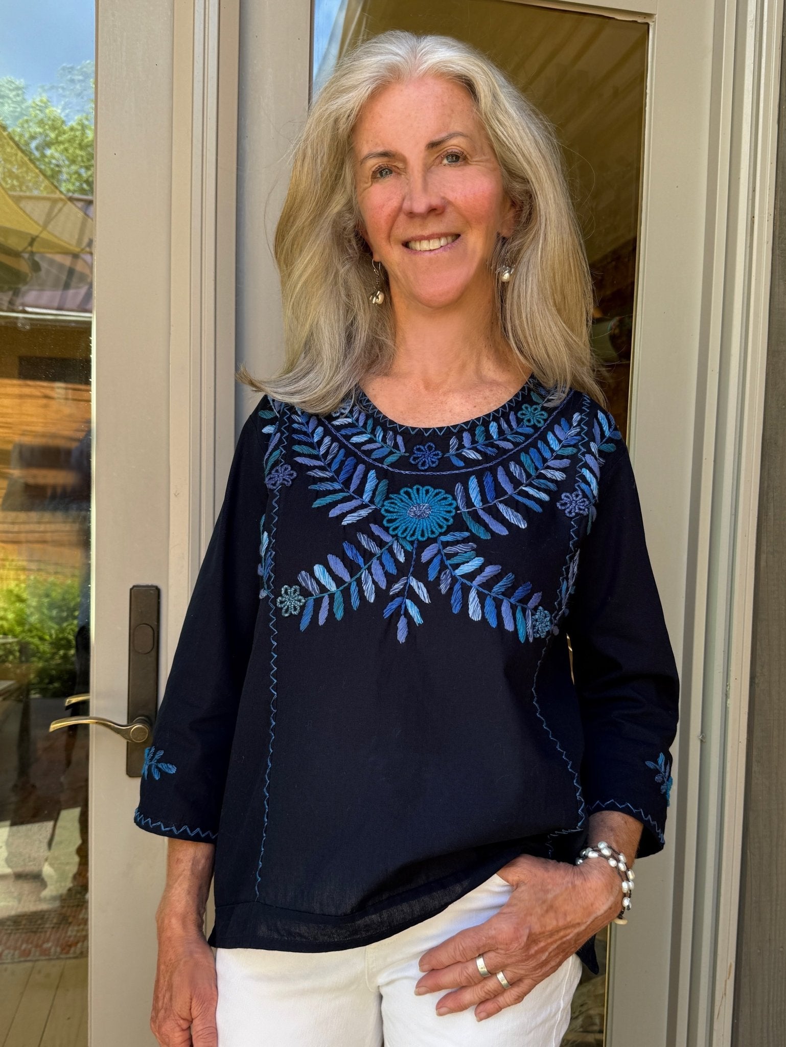 NEW Clavel Indigo Blouse