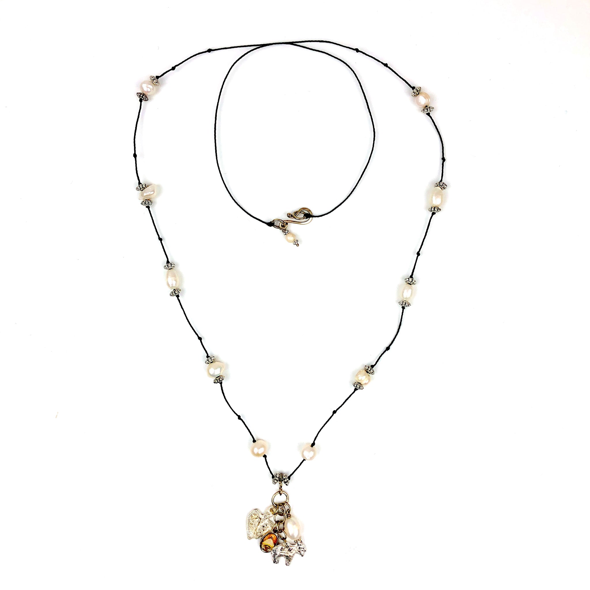 Juquila Milagro Pearl and Crystal Necklace
