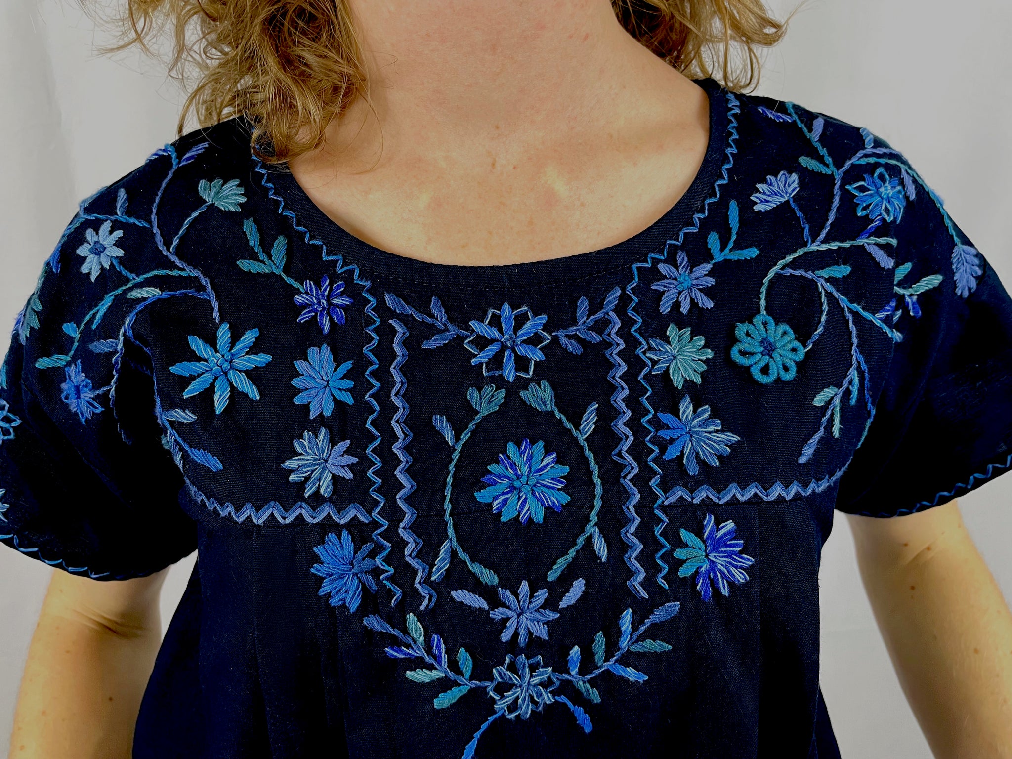 Marina Navy Blouse