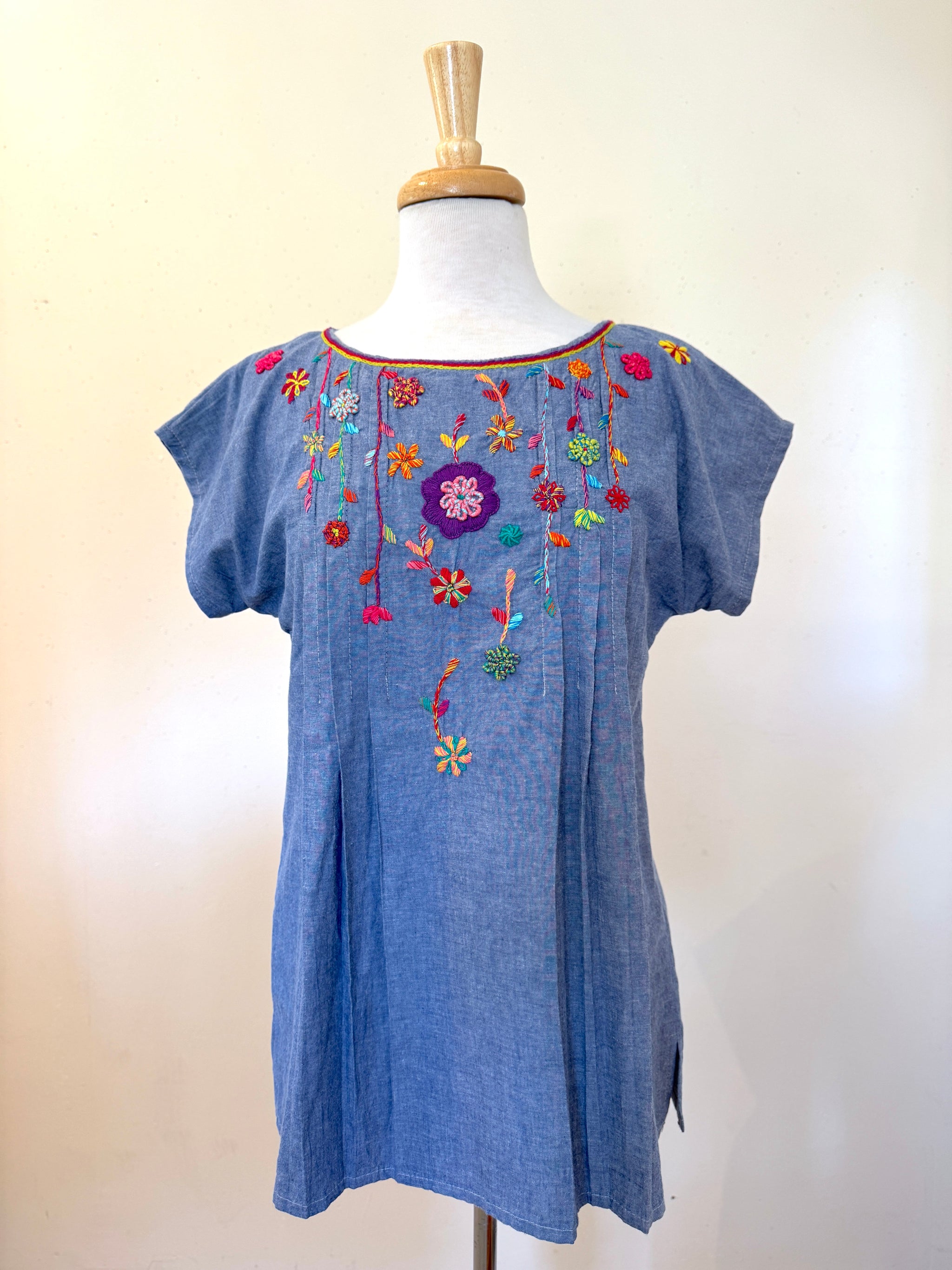 Kari Multicolor Chambray Tunic