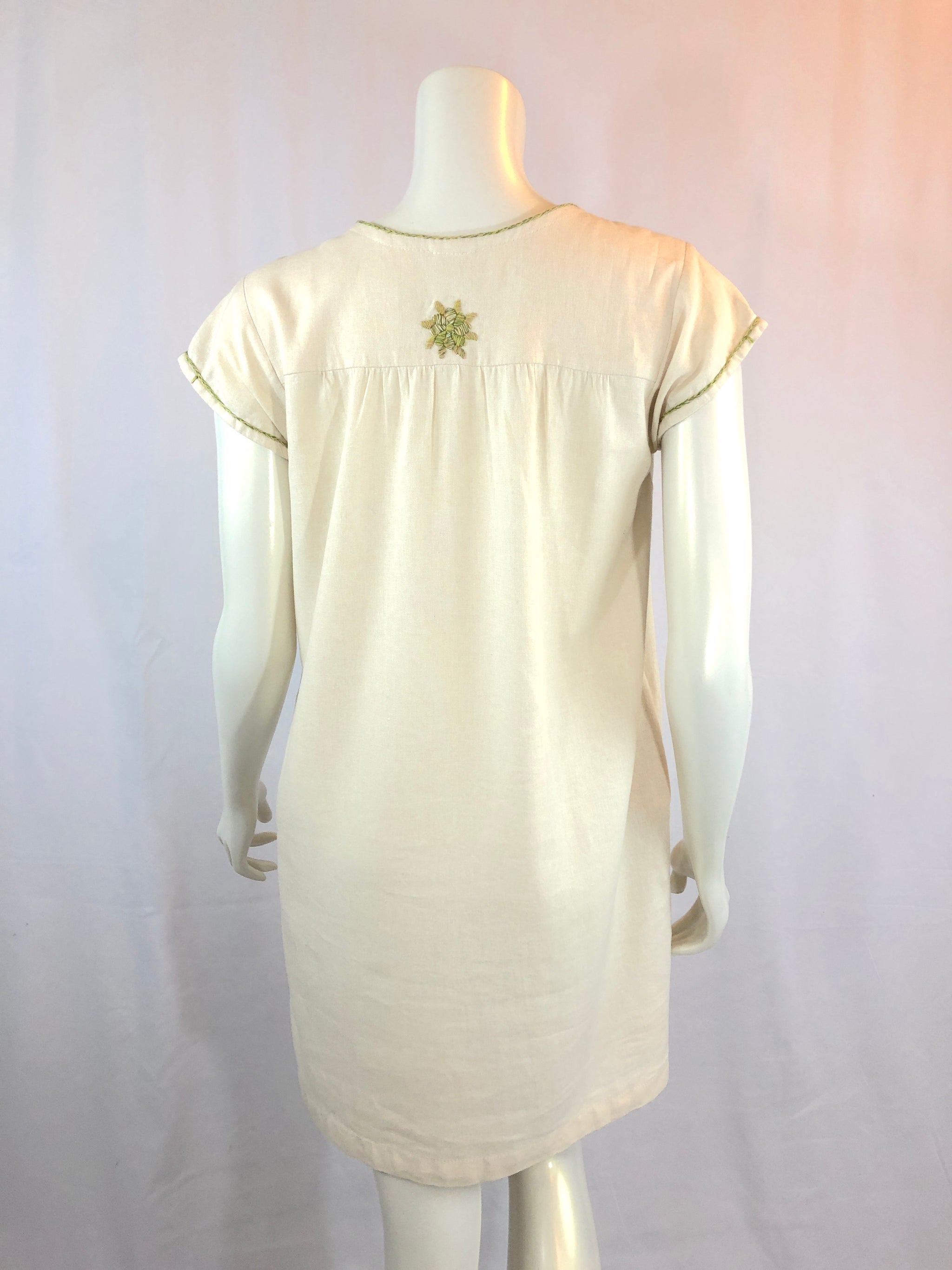 Belen Ivory Tunic Dress