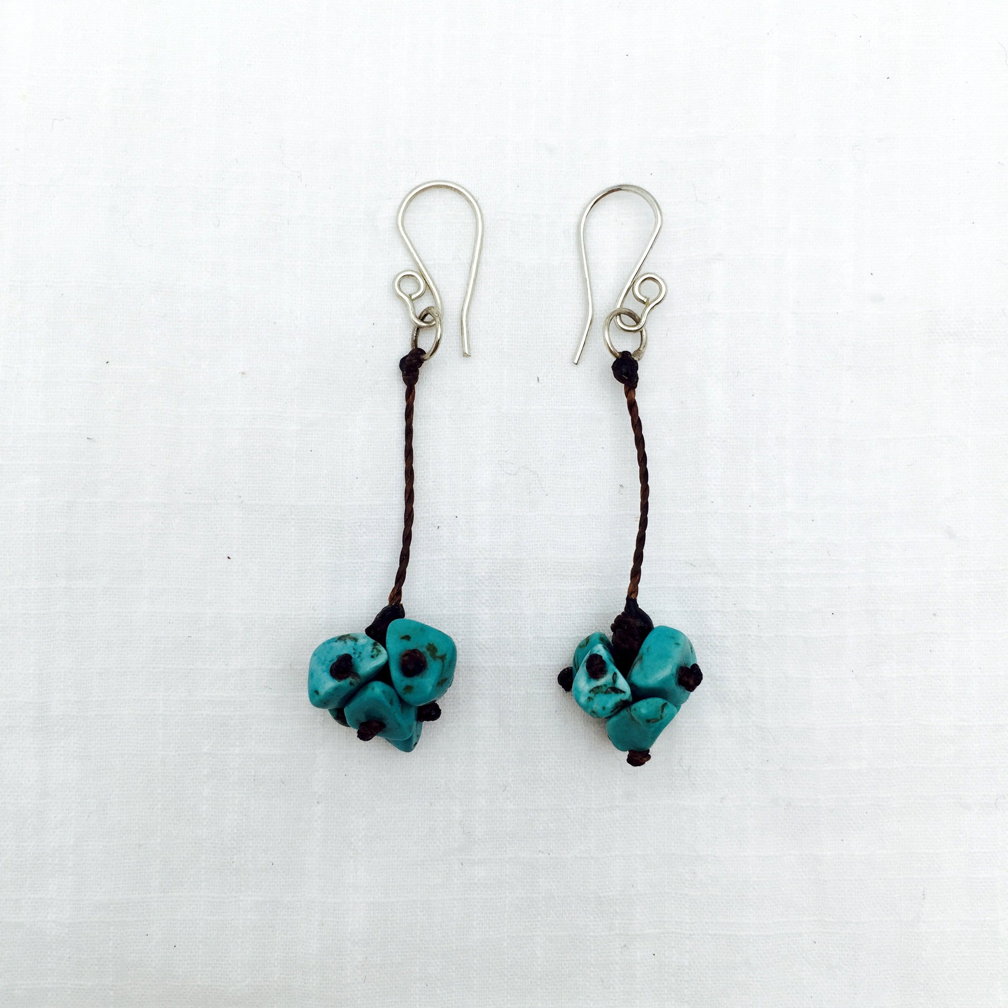 Santos Turquoise Cluster Dangle Earrings