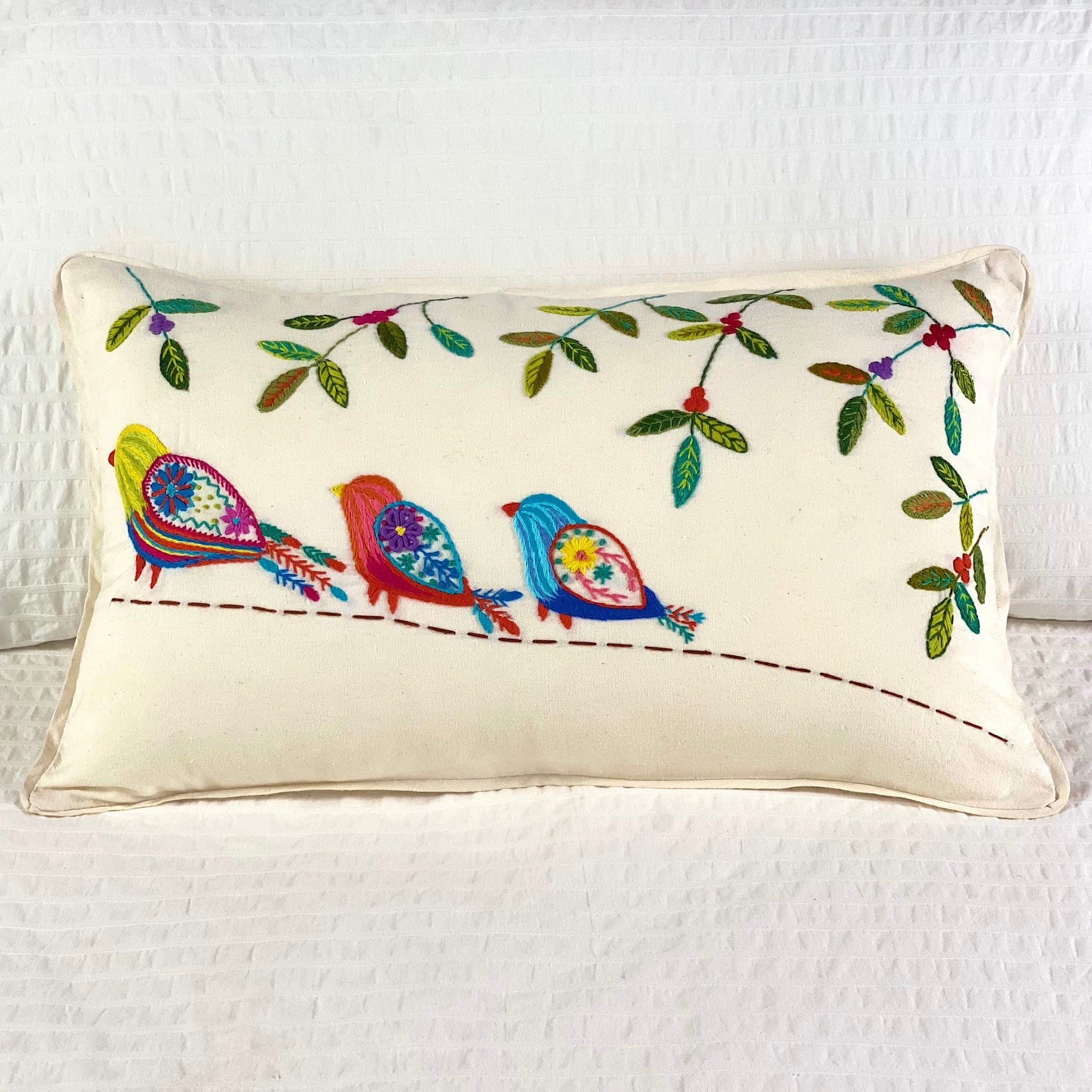 Charm of Birds Pillow Cover